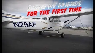 Flying friends for the first time!