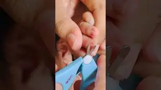 How to Safely Trim Tiny Baby Nails ✂️ Best Nail Grooming Set! 💅 #love #newbornbaby #cutebaby #cute