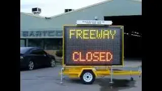 Bartco Colour Variable Message Signs For Traffic Management
