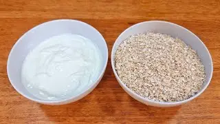 SUBSTITUA O PÃO! Misture AVEIA E IOGURTE e vai AMAR! Fácil, SEM FARINHA, Rápido, Saudável e Gostoso