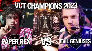 BEST PLAYS OF EVIL GENIUSES VS PAPER REX UPPER FINALS - VCT CHAMPIONS 2023