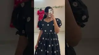 Kora cotton flower embroidered dress🩵(wtsap:9666287724)(Instagram: @the_aarna_couture ) #dress