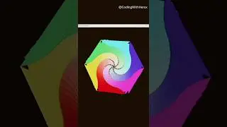 making Colorfull design using python turtle Graphic