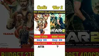 War 2 vs Coolie | Box Office Collection Comparison | #war2 #coolie #rajnikanth #shortsfeed #virel