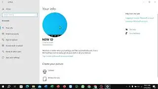 How to remove user account profile picture in windows 10