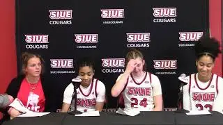 WBB Post game interview 1/24/26 with HC Sam Quigley Smith, Proctor, Mohamed and Lauren Miller
