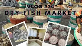 VLOG #34 | DRY FISH MARKET | Virar Agashi Wholesale Fish Market #fishlover #virarvasai #konkan