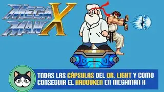 Mega Man X SNES &ndash; Todas las C&aacute;psulas del Dr. Light y el Hadouken #megamanx #snes #retrogaming