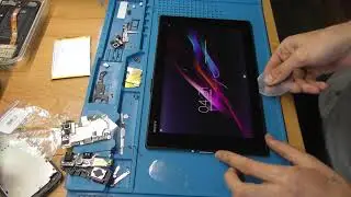 Замена Экрана и Разборка Планшета Sony Tablet Z2