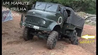 Confira como ficou o traçado da nossa pista indoor. Será que o Mamute subiu? O LG1519 6x6 sofreu