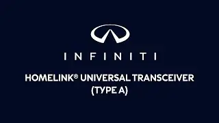 2026 INFINITI QX60 - HomeLink&reg; Universal Transceiver (Type A)