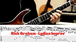 The most technically proficient guitar player!?!? Rick Graham - Lydian Improv