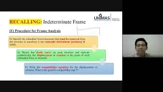[RECORDED VIDEO] Learning Unit 3 - Force Method for Frames (Part 2)