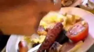 Anthony Bourdain having breakfast in Ireland