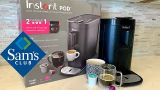 Instant Pod Coffee and Espresso Maker |  K cup and Nespresso in one machine!