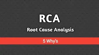 Root cause Analysis (RCA) | Root Cause Analysis  in Hindi