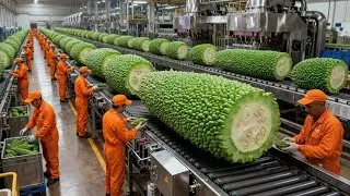 Inside the Biggest Bitter Gourd Juice Farm & Factory &ndash; From Seed to Harvest Full Process