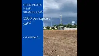 #openplotsforsale #realestate #investmentproperty #propertyinvestment #hyderabadrealestate #reels