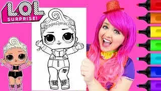 Coloring LOL Surprise Dolls Pink Baby Coloring Page Prismacolor Markers | KiMMi THE CLOWN