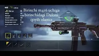 Qanday qilib m416 Head shot va tez olish nastroykasini qilsa boladi