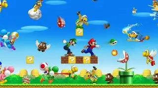 Super Mario Run - WORLD 5-3 (Boohind Lock and Key) - Gameplay (01/01/2026) - Blue Yoshi (unlocked)