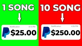 (1 Song = $25.00) EARN $250+ by Listening to Music | Make Money Online