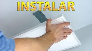 Como Instalar un PANEL LED Gdansk de Leroy Merl&iacute;n en el Techo (45&euro;)