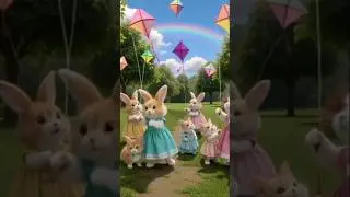 Bunnies and kittens interesting video #cat #cute #funny #bunny