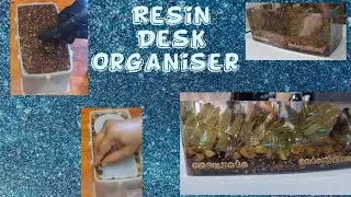 Do you want to  Make Resin Desk Organiser!!! #epoxyresin #resincrafts