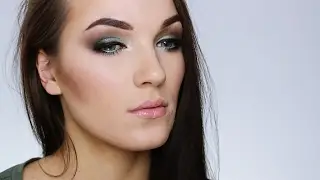 GREEN SMOKY EYE MAKEUP TUTORIAL | ZOEVA SMOKY