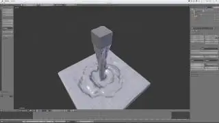 Blender fluid simulation tutorial in one minute