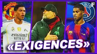 Les EXIGENCES de J&uuml;rgen Klopp au Real, Man Utd D&Eacute;GAINE 150M&euro; pour Bellingham, Le PSG PISTE Rashford
