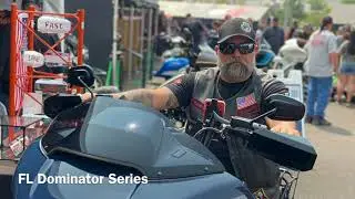 FASTLANE FABRICATION - Instal New FL Blank Series HandGuards Sturgis 81 Black Hills Harley Davidson