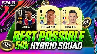 FIFA 21 | MOST OVERPOWERED BEST POSSIBLE 50K HYBRID EVER!✅ | 50K META TEAM | FUT 21 SQUAD BUILDER