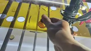 AccTek Co2 laser cutting and engraving machine test video for USA customer