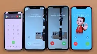 iPhone 12mini iPhone 12 & two iPhone XR Incoming call FaceTime Outgoing call at the same time