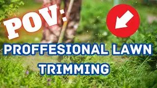 POV: LAWN TRIMMING AND EDGING 🔪 / SATISFYING VIDEOS