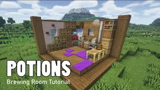 Minecraft Easy Potion Brewing Station Design | Tutorial