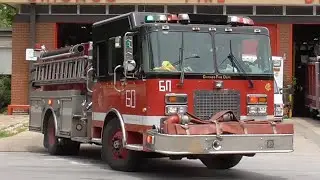 Chicago Fire Dept. Spare Engine 60 Battalion 5 and Truck 37 Responding