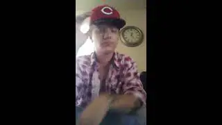 White boy spitting bars