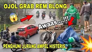 NGERI ‼️ OJOL GRAB REM BLONG 💥 di Tanjakan Jurang Ampel #extrime #ngopiwengjurang #sitinjaulauik