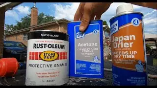 Покраска Rustoleum + японская сушилка = потрясающий результат!