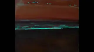Glow painting glowing landscape sea sunset and night