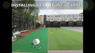 Needlepunch Multi Use Games Area Installation London