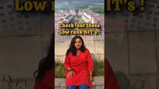 Top NIT Colleges at Low Rank |#college #nit #jeemains #jee2024 #iitmotivation #cbse #jeemotivation