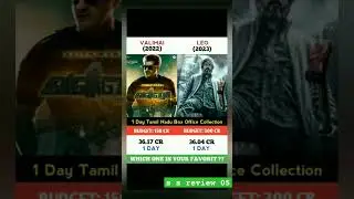 VALIMAI. vs. LEO. Movie 1 Day Collection Comparison ✨💖#shortsvideo #viralvideo #ss review 05