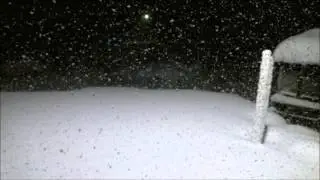 Nemo snow storm time lapse nemo S E Connecticut