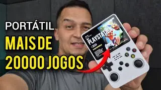 R36S Console Port&aacute;til: Vale a Pena? Testei Jogos Cl&aacute;ssicos  #nintendo #playstation 