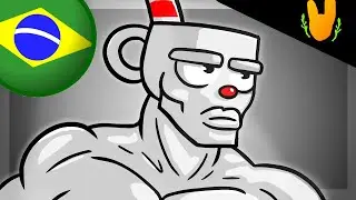O Gigaxicra (Dublado PT-BR) -The Gigacup (Cuphead Parody Animation )