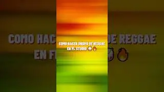 Como Hacer Drums de Reggae En FL Studio #beat #reggae #flstudio #tutorial #instrumental #beatmaker